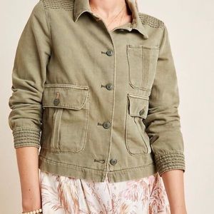 Anthropologie Maisie Cropped Utility Jacket size S